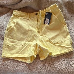 NWT yellow shorts